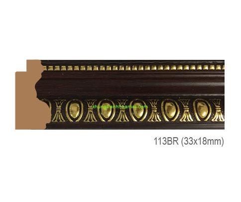 Thanh khung, phào (nẹp) làm khung tranh, khung hình mã 113BR